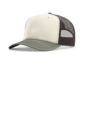Richardson Five-Panel Champ Trucker 112FPC — Birch/ Brown/ Loden