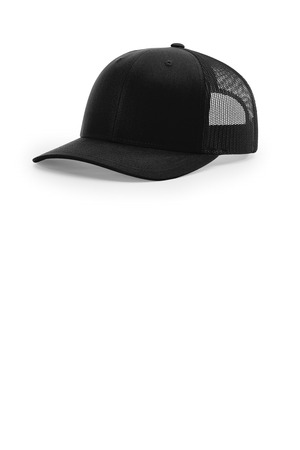 Richardson 112+ R-Flex Adjustable Trucker 112PL — Black