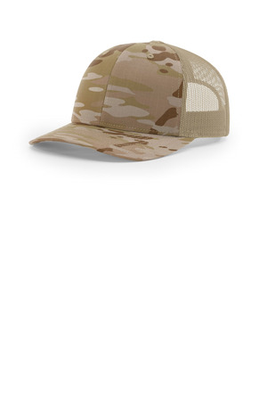 Richardson Printed Tactical Trucker 112PT — Multicam Arid/ Tan