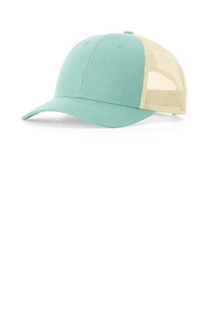 Richardson Low Pro Trucker 115 — Aruba Blue/ Birch