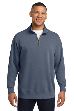 COMFORT COLORS ® Ring Spun 1/4-Zip Sweatshirt. 1580 — Blue Jean