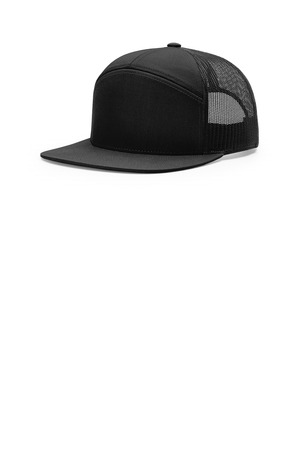 Richardson 7-Panel Trucker 168 — Black