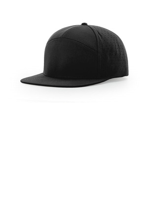 Richardson Cannon 7-Panel Flatbill 169 — Black