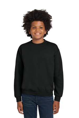 Gildan ® Youth Heavy Blend™ Crewneck Sweatshirt. 18000B — Black
