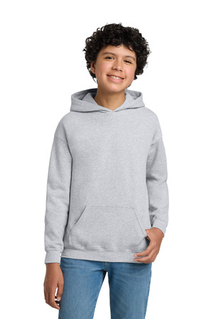 Gildan ® - Youth Heavy Blend™ Hooded Sweatshirt. 18500B — Ash Grey