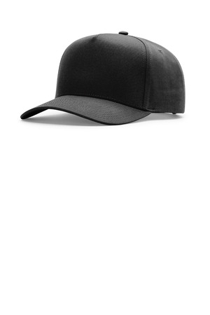 Richardson Full Fabric 5-Panel Champ 323FPC — Black