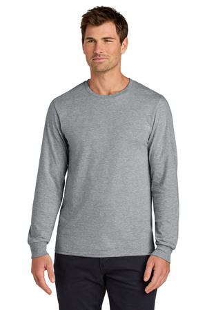 Jerzees Classics ™ Unisex Cotton Long Sleeve T-Shirt 363L — Athletic Heather
