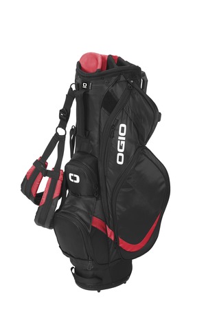 OGIO ® Vision 2.0 Golf Bag. 425044 — Black/ Red