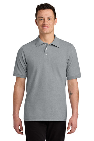 Jerzees ® Unisex Premium Ring Spun Cotton Pique Sport Shirt 443M — Athletic Heather