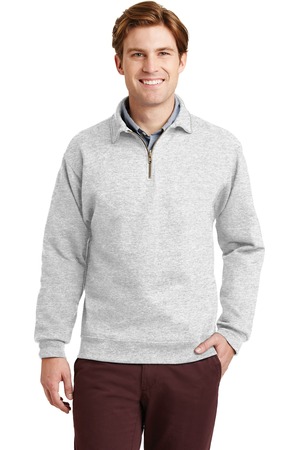 Jerzees ® Super Sweats ® NuBlend ® - 1/4-Zip Sweatshirt with Cadet Collar. 4528M — Ash