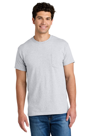 Gildan ® - DryBlend ® 50 Cotton/50 Poly Pocket T-Shirt. 8300 — Ash Grey