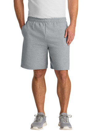 Jerzees ® Unisex NuBlend ® Pocketed Sweat Short 978MP — Athletic Heather