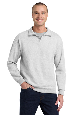 Jerzees ® - NuBlend ® 1/4-Zip Cadet Collar Sweatshirt. 995M — Ash