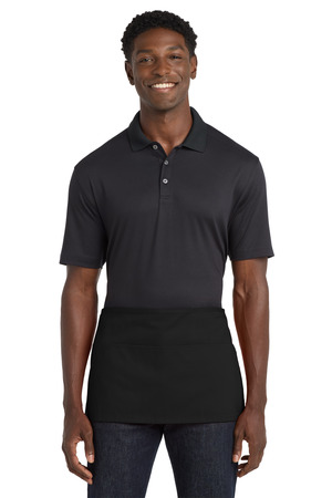 Port Authority ® Waist Apron with Pockets. A515 — Black