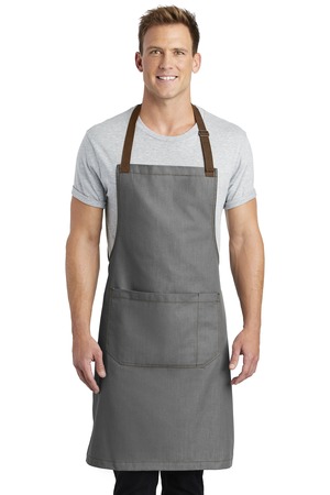 Port Authority ® Market Full-Length Bib Apron. A800 — Ash Grey