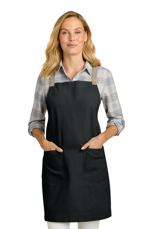 Port Authority ® Signature Heavy Twill Crossback Apron A902 — Deep Black