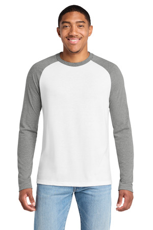 Allmade ® Unisex Tri-Blend Long Sleeve Colorblock Raglan AL6009