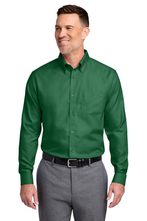 Brooks Brothers ® Wrinkle-Free Stretch Nailhead Shirt BB18002 — Club Green