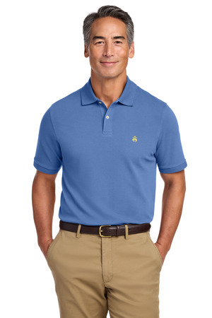 Brooks Brothers ® Pima Cotton Pique Polo BB18200 — Charter Blue