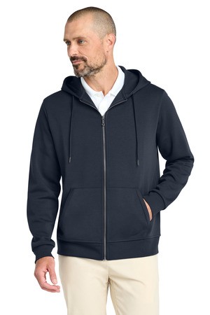 Brooks Brothers ® Double-Knit Full-Zip Hoodie BB18208 — Night Navy