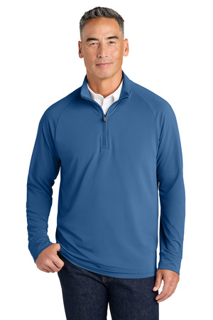 Brooks Brothers ® Luxe Performance 1/4-Zip BB18214 — Charter Blue
