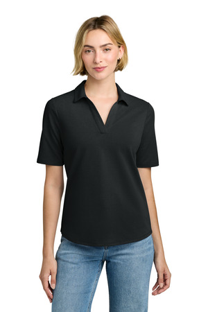 Brooks Brothers ® Women's Pinpoint Pique Polo BB18223 — Deep Black