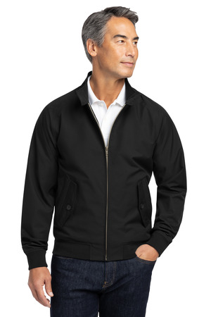 Brooks Brothers ® Bomber Jacket BB18604 — Deep Black