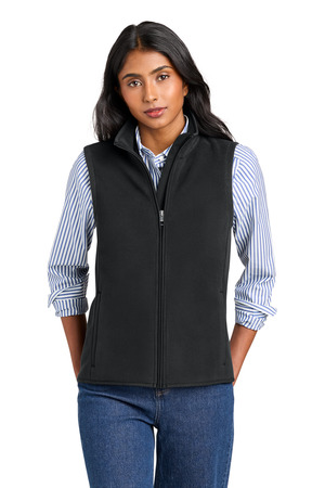 Brooks Brothers ® Women's Fleece Vest BB18615 — Deep Black