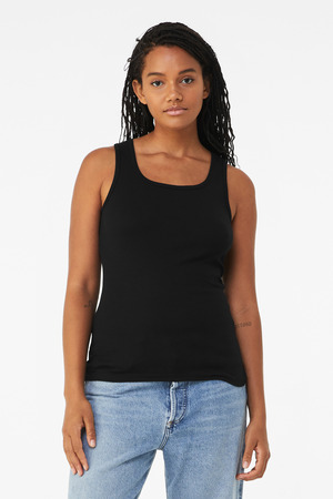 BELLA+CANVAS ® Women's Baby Rib Tank BC1080 — Black