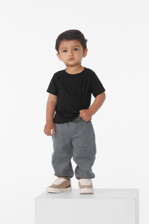 BELLA+CANVAS ® Infant Jersey Short Sleeve Tee BC3001B — Black