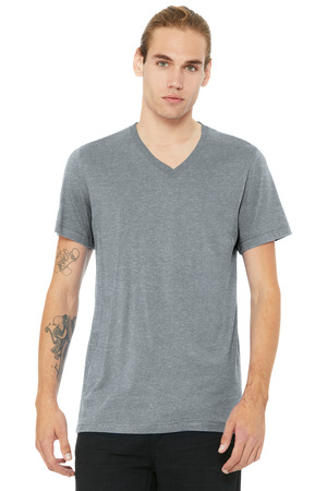 BELLA+CANVAS ® Unisex Heather CVC V-Neck Tee BC3005CVC