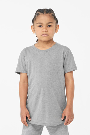 BELLA+CANVAS ® Youth Triblend Short Sleeve Tee. BC3413Y — Athletic Grey Triblend