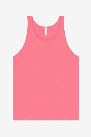 BELLA+CANVAS ® Unisex Heather CVC Tank BC3480CVC — Neon Pink