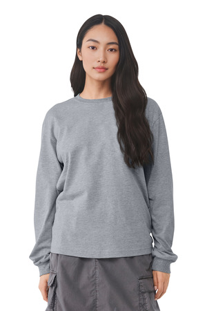 BELLA+CANVAS ® Unisex 6-Ounce Heavyweight Long Sleeve Tee BC3511 — Athletic Heather