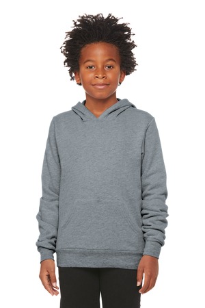 BELLA+CANVAS ® Youth Sponge Fleece Pullover Hoodie BC3719Y — Athletic Heather