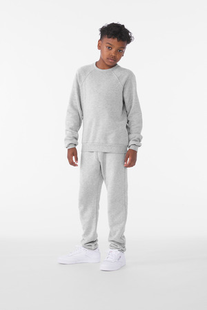 BELLA+CANVAS ® Youth Sponge Fleece Raglan Sweatshirt BC3901Y — Athletic Heather