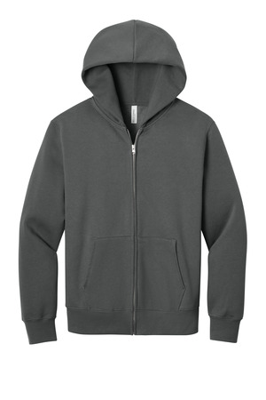 BELLA+CANVAS ® Unisex 10-Ounce Heavyweight Full-Zip Hooded Sweatshirt BC4739 — Asphalt