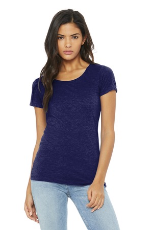 BELLA+CANVAS ® Women's Triblend Short Sleeve Tee. BC8413 — Navy Triblend
