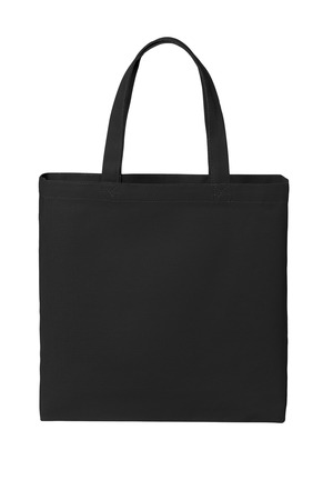 Port Authority ® Cotton Canvas Tote BG424 — Deep Black