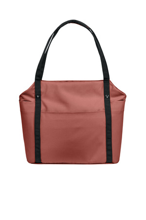 Port Authority ® Matte Oxford Tote BG472 — Canyon Clay