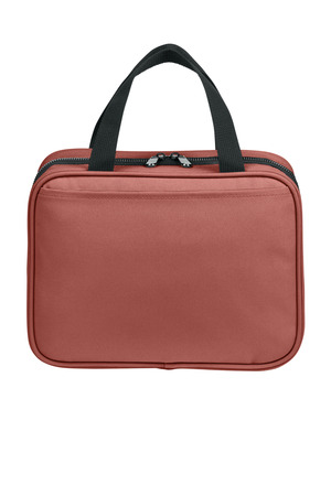 Port Authority ® Matte Oxford Hanging Travel Case BG755 — Canyon Clay