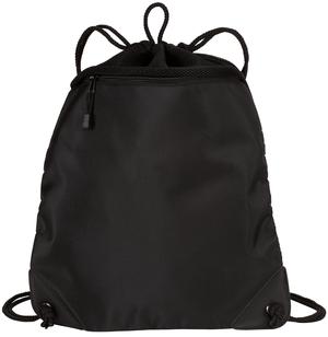 Port Authority ® - Cinch Pack with Mesh Trim. BG810 — Black