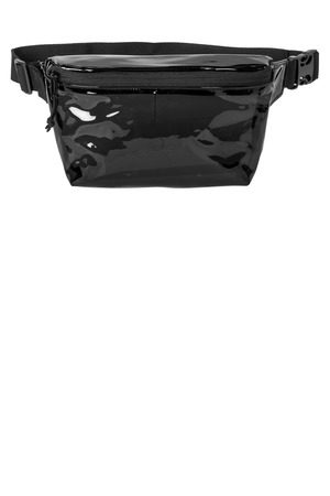 Port Authority ® Clear Hip Pack BG930 — Black Smoke/ Black