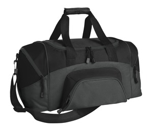Port Authority ® - Small Colorblock Sport Duffel. BG990S — Black/ Dark Charcoal