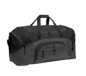 Port Authority ® - Standard Colorblock Sport Duffel. BG99 — Black/ Dark Charcoal
