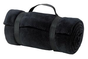 Port Authority ® - Value Fleece Blanket with Strap. BP10 — Black