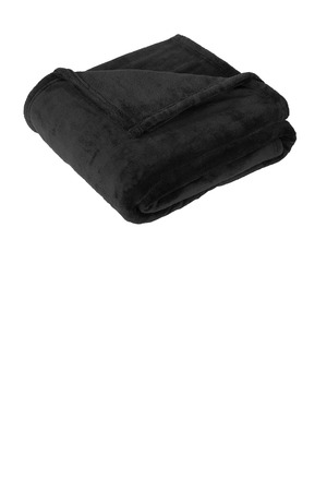 Port Authority ® Oversized Ultra Plush Blanket. BP32 — Deep Black