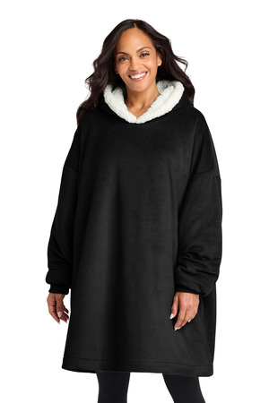 Port Authority ® Mountain Lodge Wearable Blanket BP41 — Black