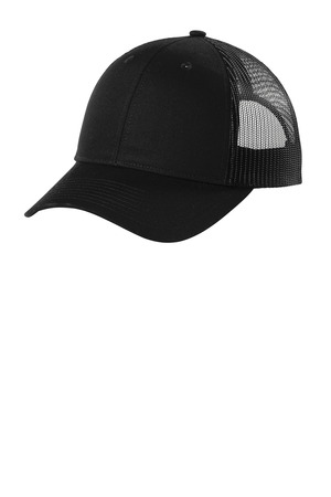 Port Authority ® Low-Profile Snapback Trucker Cap C402LP — Black