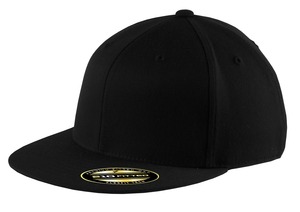 Port Authority ® Flexfit 210 ® Flat Bill Cap. C808 — Black